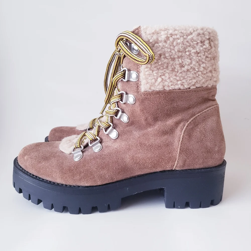 Steve Madden Aniko Lugg Sole Boots - Picture 2 of 11